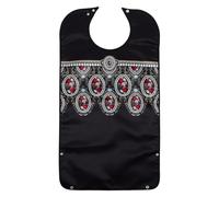 MALUGOGO Bavoir Imperméable pour Personne Âgée en Polyester, Facile à Mettre Enlever, Grosse Taille Adapté la Vie Quotidienne