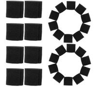 MALUGOGO Bloc Éponge Hydroponique Noir en Coton Mousse pour Potager Cuisine, 100pcs, Respirant et Nutritif, Culture Hors-Sol et l'agriculture Moderne
