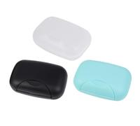 MALUGOGO Boîte à Savonnette Étanche Portable 2 Pièces Design Antidérapant en Plastique, pour Maison et Voyage, Porte-savonnette Pratique pour Hommes et Femmes