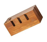MALUGOGO Boîte de Gestion des Câbles en Bois Rustique pour Bureau et Maison Organisateur de Câbles Élégant Rangement pour Multiprises et Management