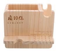 MALUGOGO Boîte de rangement en bois pour polisseuse de manucure - 22,1 x 13 x 7,9 cm - Accès rapide - Style japonais élégant - Pour meulage des ongles à la maison