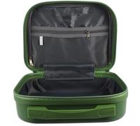 MALUGOGO Boîte de rangement portable pour maquillage 35,6 cm avec bande élastique et matériau PC pour chambre à coucher et école