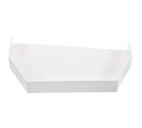 MALUGOGO Bouchon d'extrémité de gouttière en PVC 200 mm côté droit double face pour gouttière de pluie et gouttière en plastique pour intérieur et