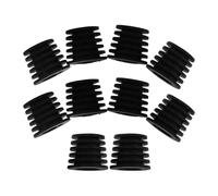 MALUGOGO Bouchons à Vin Design Élégant et Solide Lot de 10 en Silicone Réutilisables Joint Étanche et Anti-fuite, pour Bars et