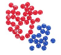 MALUGOGO Boule Loto en Plastique, Numéro Clair, Résistante aux Chocs et Peu Déformable, pour Jeux de Fête et Tirage au Sort