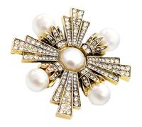 MALUGOGO Broche pour Mariage et Occasions Formelles Vintage en Métal Léger de, Délicate et Résistante Chez Femmes Adultes