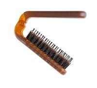 MALUGOGO Brosse à cheveux de voyage légère et confortable en nylon et plastique - Design compact et portable - Convient pour le massage de la taille, du menton et du coiffage