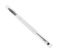 MALUGOGO Brosse à Sourcils Double Embout Portable Poils Doux, Pinceau Correcteur Incliné et Goupillon Spirale, Outil de Maquillage Précis pour Lamination et Stylisation des Sourcils