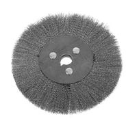 MALUGOGO Brosse Métallique Inoxydable pour Meuleuse Roue Fil Plat pour Nettoyage Décapage Polissage Bois Métal et Cuir Accessoire Polyvalent pour Atelier et Bricolage
