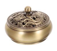 MALUGOGO Brûleur d'encens vintage en cuivre avec sculpture artistique, brûleur d'arômes d'intérieur pour décoration d'intérieur, multifonction et élégant, convient pour le bureau, le salon, cadeau