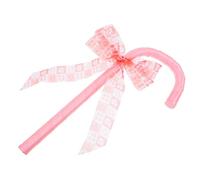 MALUGOGO Canne Vintage Élégante avec Nœud Accessoire pour Costumes Halloween Saint-Valentin Soirées à Thème pour Cosplay et