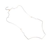 MALUGOGO Cintre pliable en fil métallique pour maillot de bain - Présentoir pour bikini et costume - Organiseur gain de place avec forte résistance à l'usure - Or rose