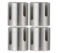 MALUGOGO Clips Câbles en Acier Inoxydable 4pcs pour Fixation Stable de Câble de 4mm pour Montage de Clôture et Installations de Jardin