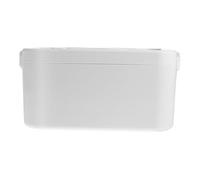 MALUGOGO Coffre à pharmacie de grande capacité avec poignée, blanc multi-usage en polypropylène pour la maison et les sports de plein air, stockage de médicaments et de petits articles