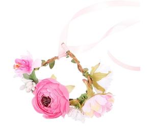 MALUGOGO Collier à Fleurs Délicat en Tissu Confortable et Agréable Peau, Joli Collier pour Chien et Chat, pour Mariages et Séances Photo