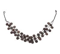 MALUGOGO Collier superposé pour femme - Collier épais en bois de style bohème et coquille de noix de coco - Doux pour la peau - Ne change pas facilement de couleur - Bijoux d'été pour la plage et les