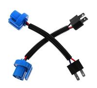 MALUGOGO Connecteur Automobile pour Phare Voiture 2pcs Douille de Phare en Cuivre et Abs Design Compact pour Modification de Voiture
