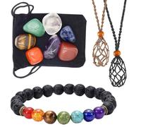 MALUGOGO Cordons pour Collier DIY en Pierre Naturelle Porte-pierres en Cristal, Confortable à Porter et Non Allergène, pour Occasions Spéciales et Fêtes D'anniversaire