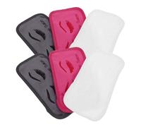 MALUGOGO Coussinet de Greffe de Cils en Tissu Doux et Confortable, Lavable en Machine, Lot de 6 Pièces Processus D'extension de Cils et Autres Soins de Beauté