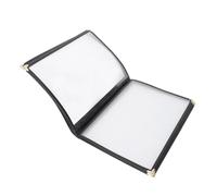 MALUGOGO Couverture de Menu A4 Protège-menu Imperméable et Résistant à L'huile en Pvc Transparent pour Cafés et Restaurants Occidentaux