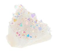 MALUGOGO Cristal de Quartz Naturel pour Relaxation Mentale et Physique Cristaux Bruts Élégants, Spécimen D'enseignement pour Pratiques de Yoga et Étudiants