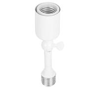 MALUGOGO Douille Céramique Blanche Style Minimaliste pour Ventilateur Plafond Fixation Robuste, Compatible Ampoule LED, pour Home Lighting et Installations Encastrées