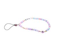 MALUGOGO Dragonne pour Téléphone en Acrylique Perles, Accessoire Élégant pour Prévenir la Perte Dommages, pour Étudiants et Porte-clés