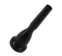 MALUGOGO Embouchure de Trompette pour Instruments Compacts, pour Musiciens Débutants en Plastique Noir, Diamètre 27x10mm, Son Clair et Polyvalent, Accessoire Minimaliste