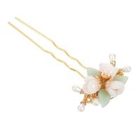 MALUGOGO Épingle à cheveux faite à la main en forme de fleur - Style vintage traditionnel chinois - Épingle à cheveux élégante pour festivals et Saint-Valentin