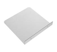 MALUGOGO Étagère Flottante Murale de L en Acier Inoxydable Argenté Support pour Bouteilles D'épices et Articles de Toilette, Installation Facile, Gain de Place Cuisine et Rangement