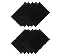 MALUGOGO Étiquettes de prix effaçables réutilisables en plastique pour étiquetage des aliments en vrac dans les magasins de détail Matériau PVC noir Étiquettes de prix robustes pour marchandises