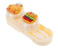MALUGOGO Étui portable pour un accès facile en matériau ABS étanche avec tiroir et pince à épiler et utilisation polyvalente. Adorable boîte de rangement pour voyage et étude