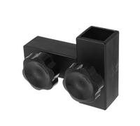 MALUGOGO Fixation T pour Bras de Table de Toilettage pour Animaux Connecteur à Trois Voies Plastique et Fer Noir Installation Facile pour Table de Toilettage Usage Professionnel