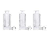 MALUGOGO Flacons Diffuseurs D'aromathérapie 150ml en Verre Lot de 3 Forme Unique, Décoration Maison Élégante pour Huiles Essentielles
