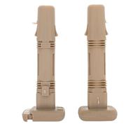 MALUGOGO Guide de Réparation Beige en Plastique Design Verrouillable 2pcs Diamètre du Trou 12,7 Mm, Accessoires pour Sièges Auto pour Appuie-tête de Voiture