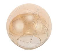 MALUGOGO -jour Diffuse une Lumière Douce et Claire Moderne en Verre et Aluminium Beige, Forme Ronde pour Plafonnier pour Éclairage de Plafond Salon