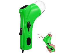 MALUGOGO Lanceur de Friandises pour Chiens et Chats en Plastique Vert Gâchette à Ressort, Facile à Charger, pour Entraînement Interactif des Animaux