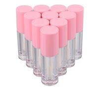 MALUGOGO Lot de 10 flacons d'huile à lèvres pour gloss à lèvres 6 ml - Contenants cosmétiques légers et portables avec tête de brosse pour voyage d'affaires