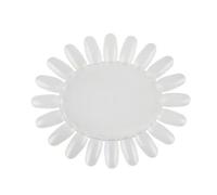 MALUGOGO Lot de 10 présentoirs de vernis à ongles en acrylique dur robuste en forme de tournesol pour pratique et décoration de fenêtre pour salon et usage domestique