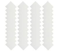 MALUGOGO Lot de 100 Chiffons Antistatiques Blancs en Polyester Absorbants pour Nettoyage sans Poussière, pour Salles Blanches et Fabrication Aérospatiale