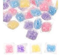 MALUGOGO Lot de 100 Paquet de Perles Parfumées Linge, Capsules Microencapsulées Nettoyage en Profondeur Adoucissement des Tissus, pour Machine à Laver Couleur Aléatoire