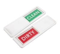 MALUGOGO Lot de 2 aimants pour lave-vaisselle - Panneau « Clean Dirty » pour cuisine et machine à laver, matériau ABS robuste avec indicateur coulissant réversible pour le nettoyage quotidien des