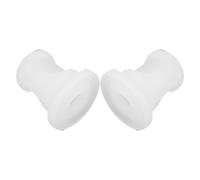 MALUGOGO Lot de 2 bagues d'étanchéité en silicone pour autocuiseur électrique, remplacement facile avec joint sécurisé et étanche, accessoires de couvercle supérieur de cuisinière blanc
