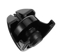 MALUGOGO Lot de 2 bouchons de bouteille de vin en silicone avec joint sous vide en acrylique, faciles à nettoyer pour cuisine et bar, bouchon d'étanchéité noir