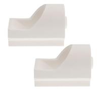 MALUGOGO Lot de 2 Creusets de Coulée en Quartz Résistant Haute Température Couvercle, pour Machine Centrifuge et Fusion de Métaux Précieux en Laboratoire, Outil Précis de Moulage