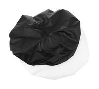 MALUGOGO Lot de 2 grands bonnets de bain imperméables et élastiques avec large marge - Matériau EVA confortable et respirant pour spa et lavage du visage