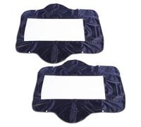 MALUGOGO Lot de 2 housses de protection imperméables en tissu Oxford et PVC pour scooter électrique avec fenêtre Bleu marine Convient pour une utilisation en extérieur