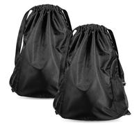 MALUGOGO Lot de 2 sacs de natation avec cordon de serrage en tissu Oxford classique à séchage rapide respirant pour homme et femme avec poche principale et poches latérales