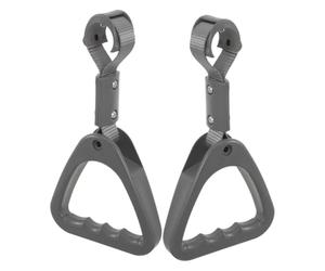 MALUGOGO Lot de 2 sangles triangulaires pour poignée de voiture pour personnes âgées, poignées en nylon et ABS offrant un soutien, faciles à nettoyer, adaptées pour les transports en commun bus et