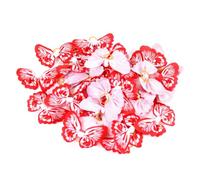 MALUGOGO Lot de 20 Élastiques pour Cheveux d'animaux en Polyester, Décoration Élastique pour Chien et Chat, pour Chignons et Tresses de Crinière Couleur Aléatoire